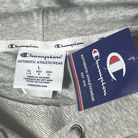 Champion Crew Neck Sleeveless Hooded Sweatshirt - Picture 5 of 5
